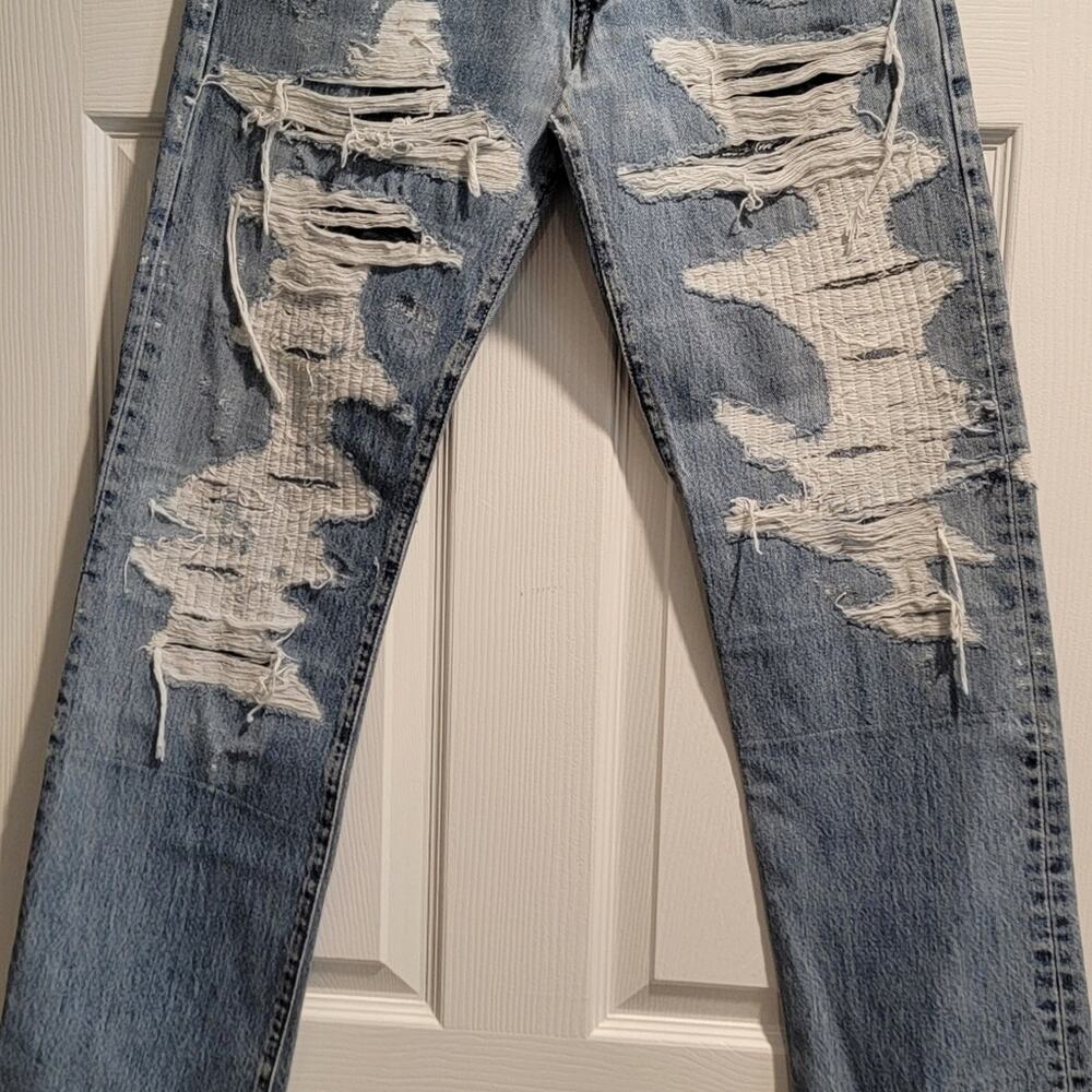 LEVI'S 90S RE/DONE REPAIR JEAN Regular in indigo size 26  Price$1,050.00 - Picture 9 of 9